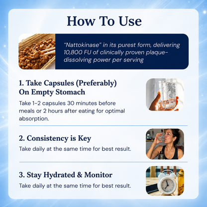 Healthy arteries and healthy circulation - with Nattokinase