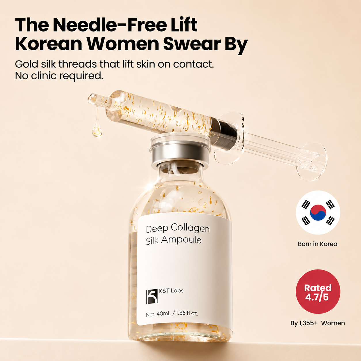 Korean Silk Lifting Peptide Ampoule